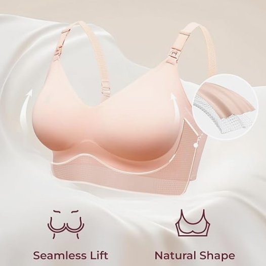 Discover the Ultimate in Comfort and Convenience with the Seamless Ultra Comfort Maternity Bra: Momcozy Nursing Bras for Breastfeeding Moms