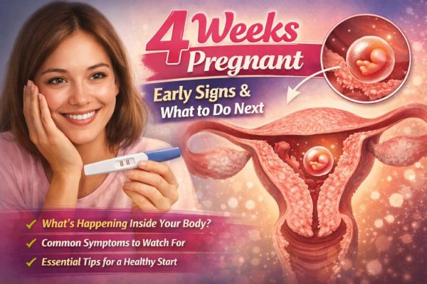 4 Weeks Pregnant: Early Signs, What’s Happening Inside Your Body, and What You Should Do Next